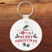 Jolly Christmas-Sleutelhanger Sleutelhanger (Achterkant)