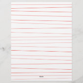 Jolly Days Holiday Stationery Briefhoofd (Achterkant)