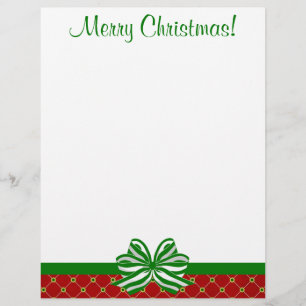 Jolly Diamonds Kerstmis Letterhead