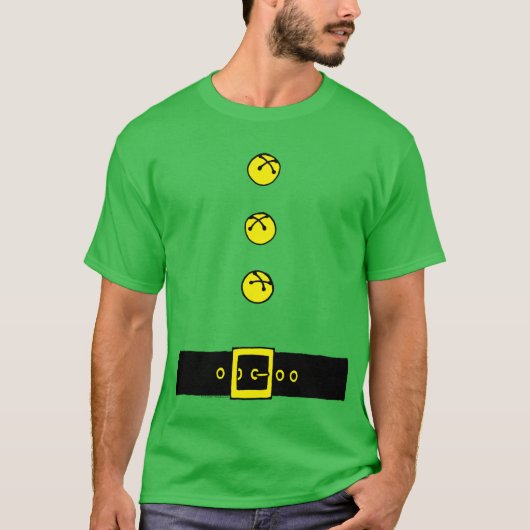 Jolly Elf kostuum T-shirt (Voorkant)