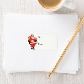 Jolly Fat Santa  Gift Label (Insitu)