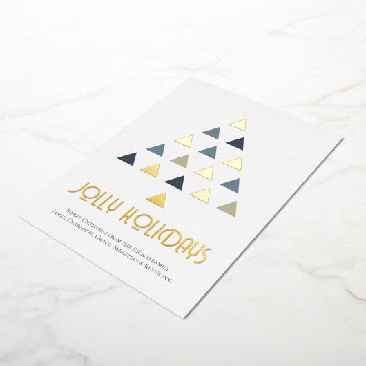 Jolly Feestdagen Kerstboom gepersonaliseerd (Gedraaid)