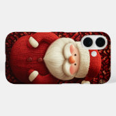 Jolly Gebreide Kerstman Rode Trui Kerstmis Case-Mate iPhone Case (Achterkant (horizontaal))
