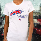 Jolly goed weer he? union jack paraplu t-shirt