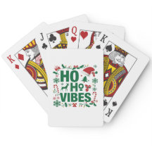 Jolly Ho Ho Ho Kerst speelkaarten Deck