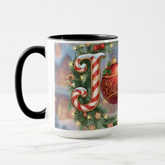 Jolly Holiday Combo mug. 11 or 15 oz Mok (Links)