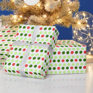 Jolly Holiday Polka Dot Cadeaupapier