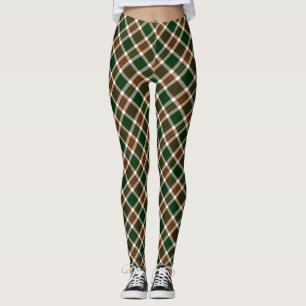 Jolly Holly plaid Leggings