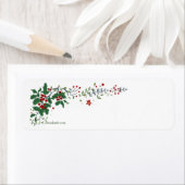 Jolly Holly Retouradreslabels Etiket (Insitu)