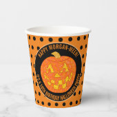Jolly Jack O Lantern Fun Custom Happy Halloween Papieren Bekers (Voorkant)
