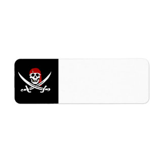 Jolly Jack Pirate adreslabel Etiket