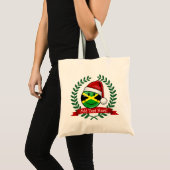 Jolly Jamaican Flag KerstStyle Tote Bag (Voorkant (product))