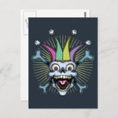 Jolly Jester Briefkaart (Voorkant / Achterkant)