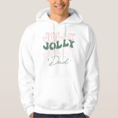 Jolly Jolly Papa Leuke Feestelijke Kerstmis Hoodie (Voorkant)
