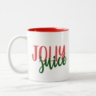 Jolly Juice Funny kerstMok Tweekleurige Koffiemok