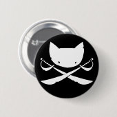 Jolly Kat Pirate Button (Voorkant /achterkant)