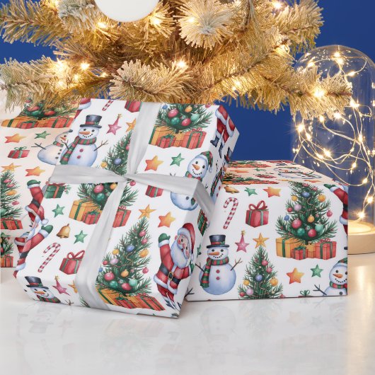 Jolly Kawaii Cadeaupapier (Feestdagen)