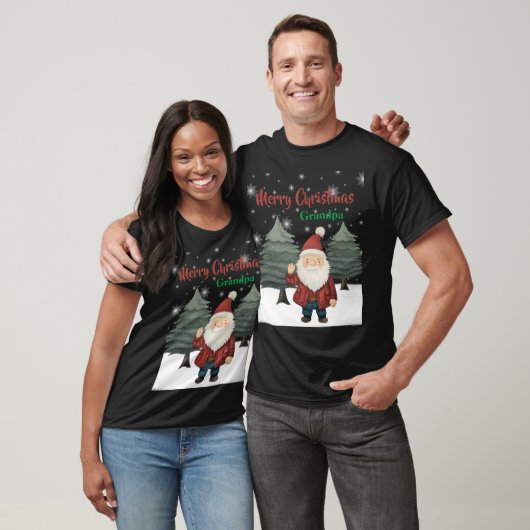 Jolly Kerstman Feestelijk Custom T-shirt (Unisex)