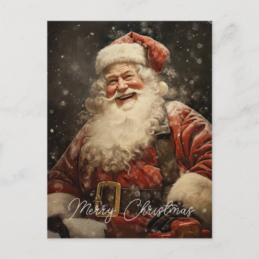  Jolly Kerstman Kerstvakantie Briefkaart (Voorkant)