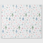 Jolly Kerstmis Cadeaupapier (Vlak)