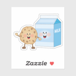 Jolly Kins koekjes en melk Sticker