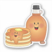 Jolly Kins pannenkoeken en siroop Sticker (Voorkant)
