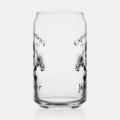 Jolly Lager Boat Captain Custom Bier Piraat Thema Blikvorm Glas (Links)
