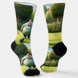 Jolly Lawn Bowler Man, Sokken