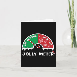 Jolly Meter Bah Humbug To Ho Ho Anti Christmas Kaart