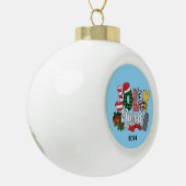 Jolly Nurse Keramische Bal Ornament (Links)