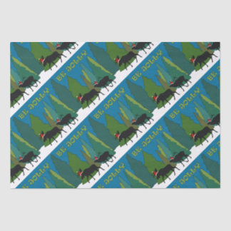 Jolly Old Moose en Elk Tissuepapier