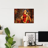 Jolly Old Saint Nick Print (Thuiskantoor)