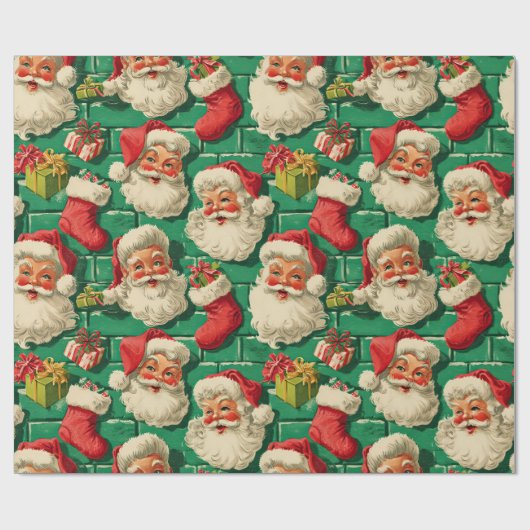 Jolly Old St. Nick's Cadeaupapier (Vlak)