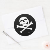 Jolly Roger #4 Ronde Sticker (Envelop)