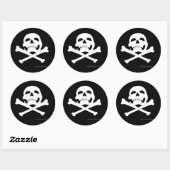Jolly Roger #4 Ronde Sticker (Vel)