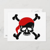Jolly Roger Briefkaart (Voorkant / Achterkant)