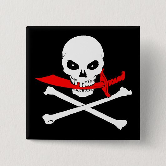 Jolly Roger (cutlass) Button (Voorkant)