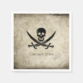 Jolly Roger en Name on  Map Servet (Voorkant)