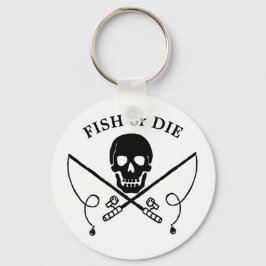 Jolly Roger Fisherman Pirate Sleutelhanger