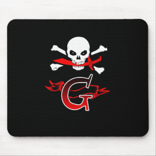 Jolly Roger G Monogram Initiaal Muismat