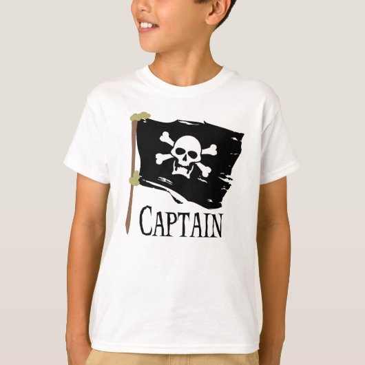 Jolly Roger Kapitein T-shirt (Voorkant)