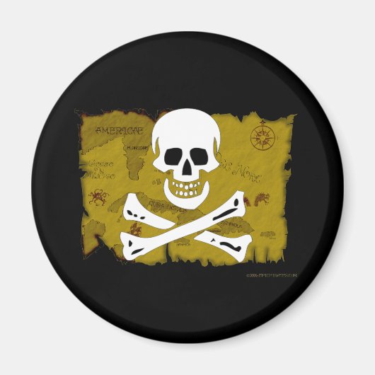 Jolly Roger Map #3 Magneet (Voorkant)
