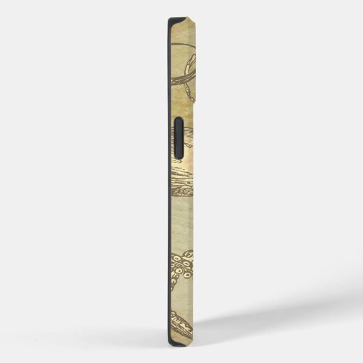 Jolly Roger Monogram Initiaal Case-Mate iPhone Case (Achterkant / Rechts)