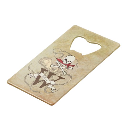 Jolly roger Monogramme initial (Devant Angle)