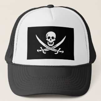 Jolly Roger of Calico Jack Rackham (BLACK) Trucker Pet