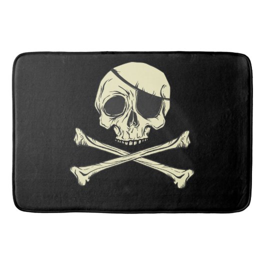 JOLLY ROGER PIRATE BADMAT (Voorkant)