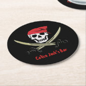 Jolly Roger Pirate Bar Onderzetters (Gebogen)