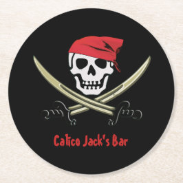 Jolly Roger Pirate Bar Onderzetters