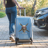 Jolly roger Pirate Crâne autocollant (Valise Insitu)