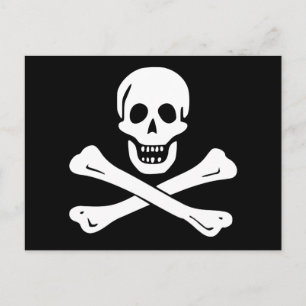 Jolly Roger Pirate Flag Briefkaart